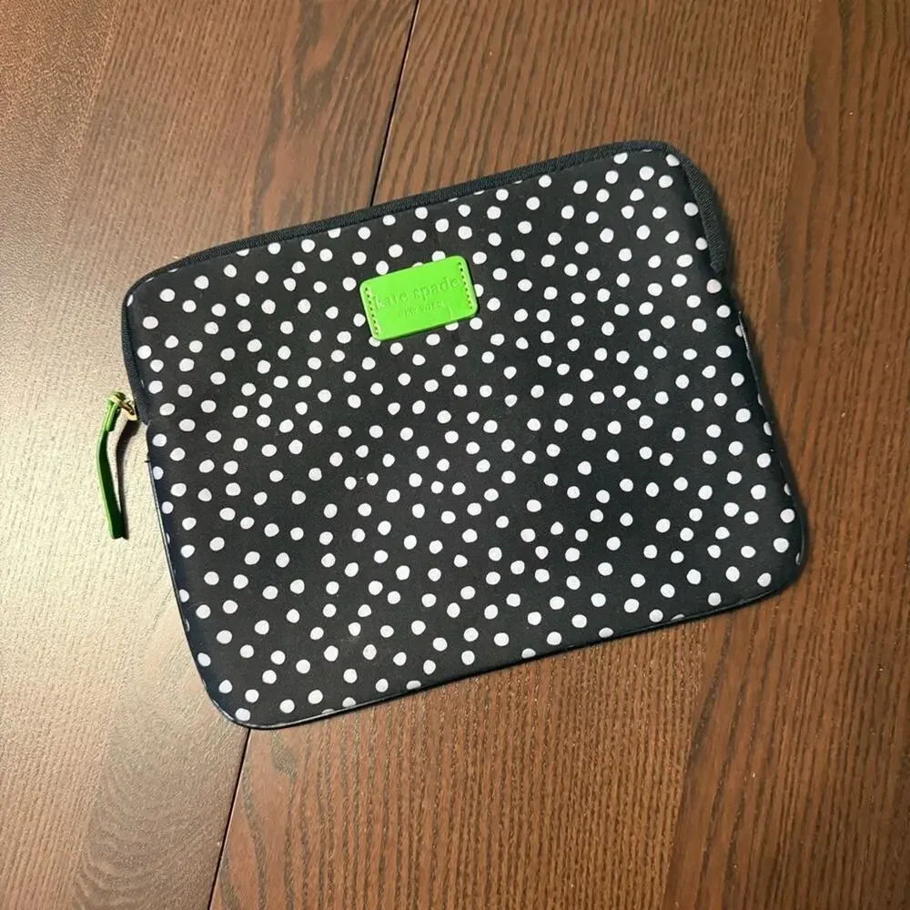 Kate Spade Polka Dot Laptop Sleeve